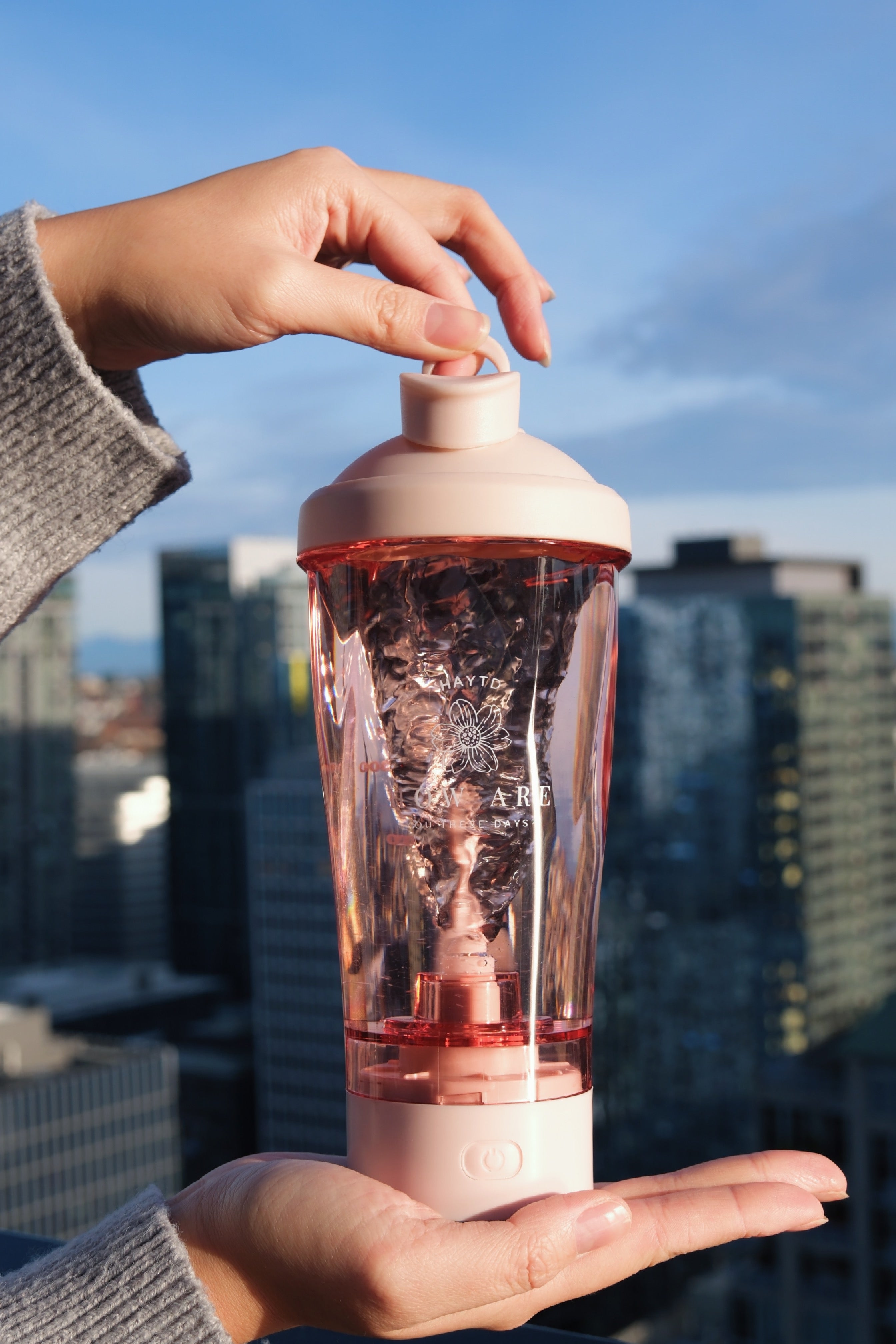  Protein Shaker Bottle (Pink) : Home & Kitchen
